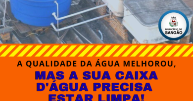 Água tratada tem melhor qualidade em Sangão, mas caixas d'água sujas podem comprometer o trabalho feito.